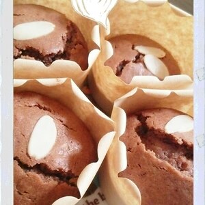 バレンタインに簡単チョコカップケーキ